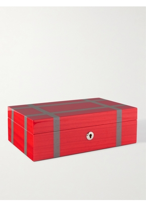 Rapport London - Carnaby Lacquered Cedar Jewellery Box - Men - Red