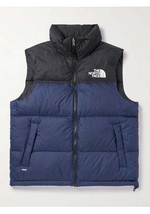 The North Face - 1996 Retro Nuptse Quilted Nylon-Ripstop Hooded Down Gilet - Men - Blue - XS