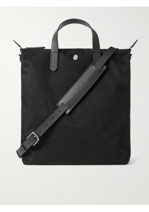 Mismo - M/S Shopper Leather-Trimmed Ballistic Nylon Tote Bag - Men - Black