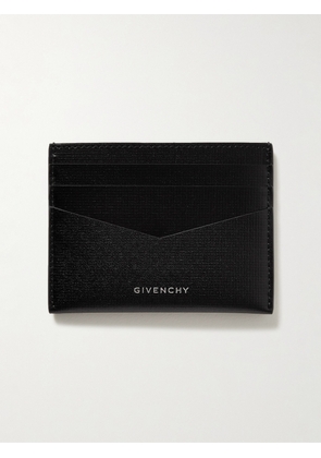 Givenchy - Logo-Print Textured-Leather Cardholder - Men - Black