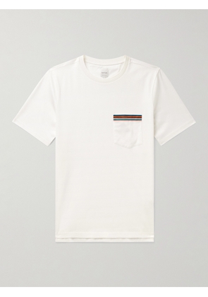 Paul Smith - Striped Cotton-Jersey T-Shirt - Men - White - S