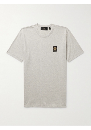 Belstaff - Logo-Appliquéd Cotton-Jersey T-Shirt - Men - Gray - S