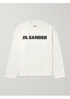 Jil Sander - Logo-Print Cotton-Jersey T-Shirt - Men - White - XS
