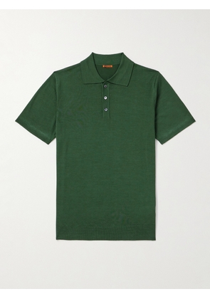 Barena - Marco Merino Wool Polo Shirt - Men - Green - S
