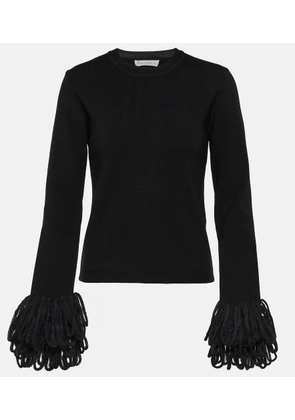 JW Anderson Fringed wool-blend sweaters
