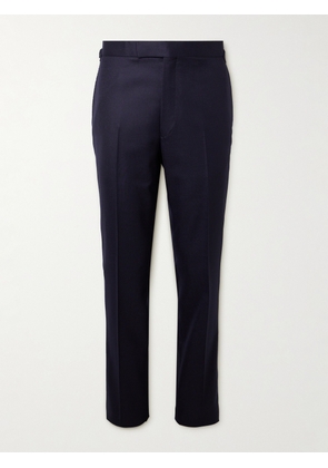Kingsman - Tapered Wool-Flannel Suit Trousers - Men - Blue - IT 46