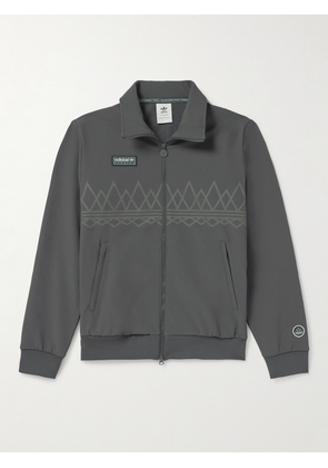 adidas Originals - Suddell Logo-Appliquéd Printed Recycled-Jersey Track Jacket - Men - Gray - IT 46