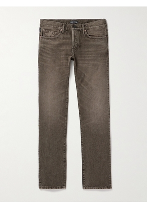 TOM FORD - Straight-Leg Jeans - Men - Brown - UK/US 30