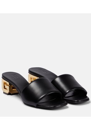 Givenchy G Cube leather mules