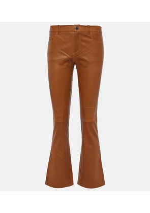 Stouls Dean 22 leather flared pants