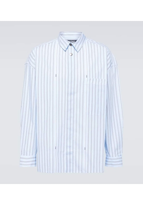 Jacquemus La Chemise Manches Longue striped cotton shirt