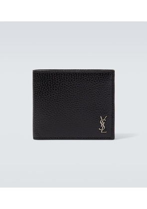 Saint Laurent Tiny Cassandre East/West leather wallet