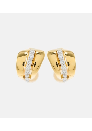 Yeprem Whisper 18kt gold ear cuff with diamonds