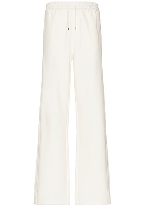 Saint Laurent Jambes Droit Pant in Biancospino - Cream. Size L (also in M, S, XL/1X).