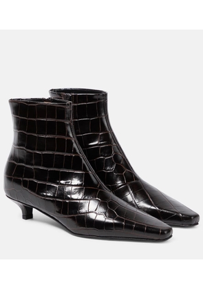 Toteme The Slim leather ankle boots