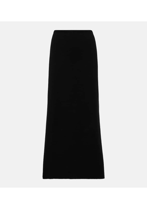 Fforme Isabella wool and cotton maxi skirt