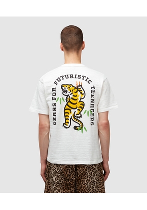 Pocket #2 back tiger print t-shirt