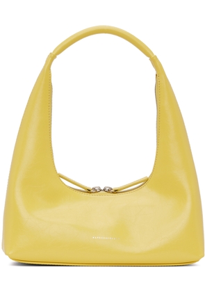 Marge Sherwood Yellow Crinkled Shoulder Bag