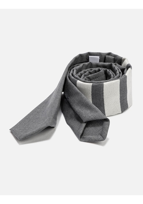 4-Bar Plain Weave Suiting Tie