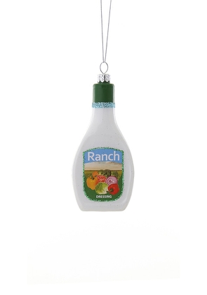 Cody Foster & Co Ranch Dressing Ornament in White.