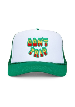 Free & Easy Bob Marley Tuff Gong Trucker Hat in Green.