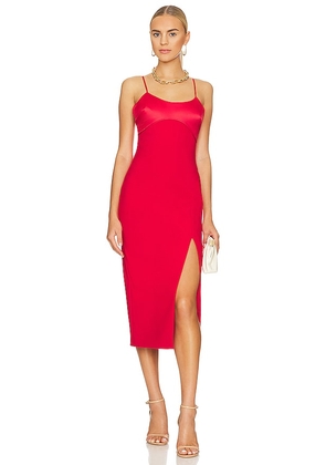 LIKELY Lorna Dress in Red. Size 8.