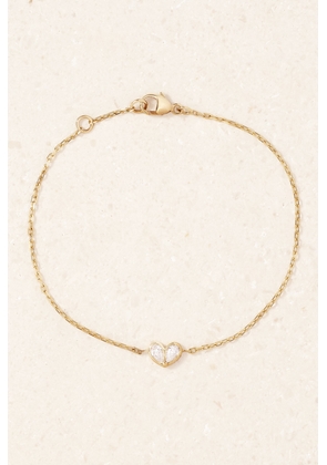 Gemella - Mini Sweetheart 18-karat Gold Diamond Bracelet - One size