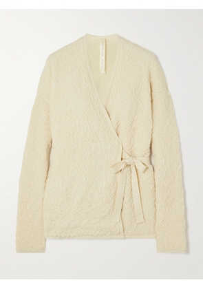 Lauren Manoogian - + Net Sustain Alpaca-blend Wrap Cardigan - Cream - One size