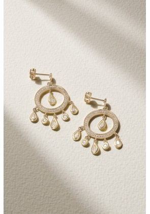 Jacquie Aiche - Dream Catcher 14-karat Gold Diamond Earrings - One size