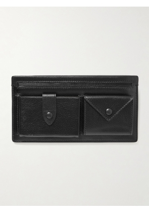Métier - Inside Out Textured-leather Wallet - Black - One size