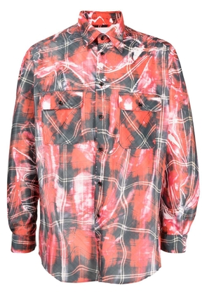Doublet Mirage check-pattern shirt - Red