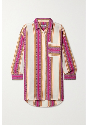 lemlem - + Net Sustain Mariam Striped Cotton-blend Shirt - Cream - x small,small,medium,large