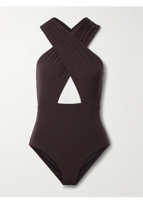 Ulla Johnson - Kieran Cutout Swimsuit - Brown - x small,small,medium,large,x large