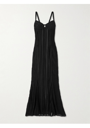 Charo Ruiz - Yayay Cutout Stretch-lace Maxi Dress - Black - x small,small,medium,large,x large