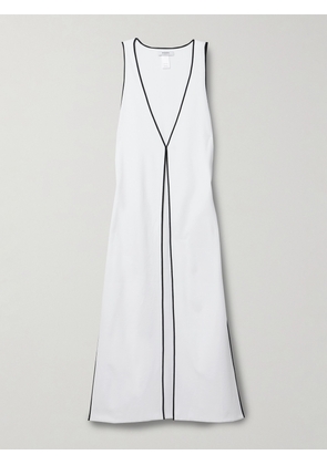 Marysia - Aalto Crepe-trimmed Terry Tunic - White - x small,small,medium,large