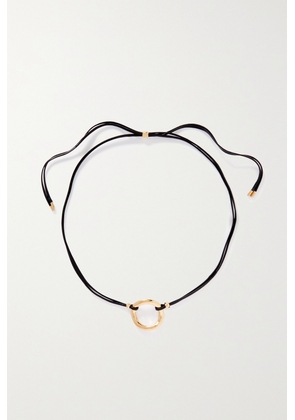 Isabel Marant - Orion Leather And Gold-tone Choker - One size
