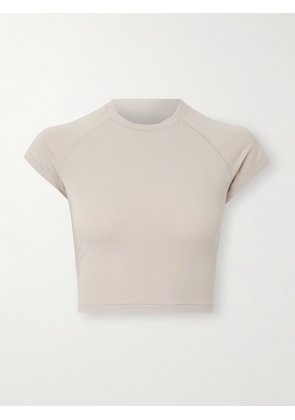 Skims - New Vintage Cropped Raglan T-shirt - Stone - Gray - XS,S,M,L,XL