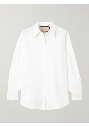 Gucci - Cotton Oxford Shirt - White - IT36,IT38,IT40,IT42,IT44,IT46,IT48