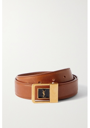 SAINT LAURENT - Leather Belt - Brown - 65,70,75,80,85,90,95