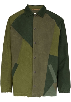 YMC Jocks panelled lightweight jacket - Green