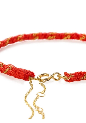THE ALKEMISTRY 18kt yellow gold Kumachi bracelet - Red