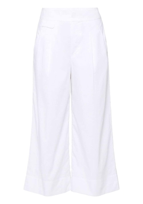 Equipment cropped wide-leg trousers - White