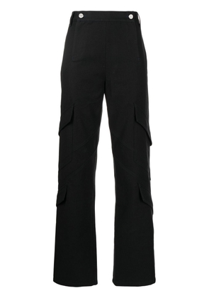 Dion Lee seam-detail cargo trousers - Black