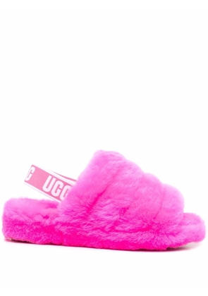UGG Fluff Yeah sheepskin slides - Pink