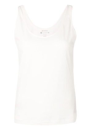 Osklen scoop-neck sleeveless vest top - White