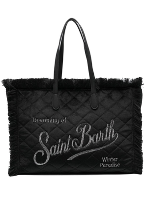 MC2 Saint Barth Vanity Winter quilted tote bag - Black