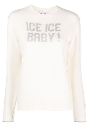 MC2 Saint Barth Ice Ice Baby intarsia-knit jumper - Neutrals