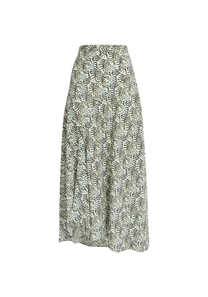Isabel Marant Silk Sakura Midi Skirt