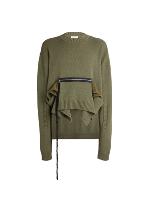 Craig Green Deconstructed Zip-Detail Sweater