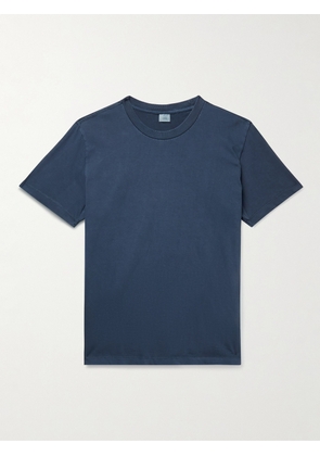Onia - Garment-Dyed Cotton-Jersey T-Shirt - Men - Blue - S